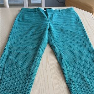 Green Patterned Pants
